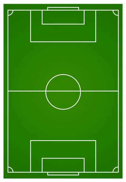 Fútbol o campo de fútbol aéreo — Archivo Imágenes Vectoriales