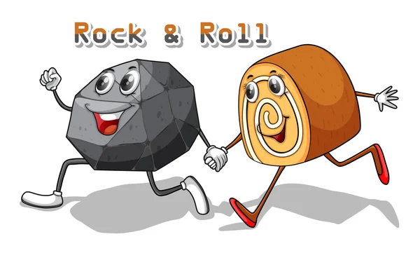 Rock en roll — Stockvector