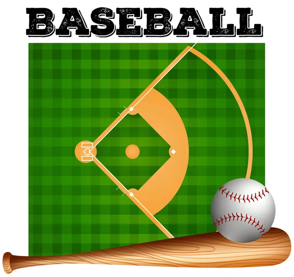 Baseball labda — Stock Vector