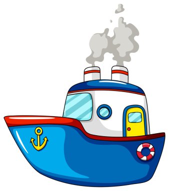 Buhar motoru ile duman çıkıyor