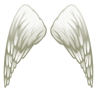 Beyaz Melek kanatları