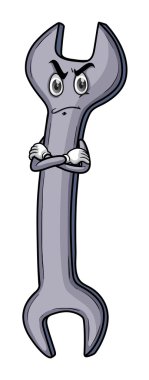 Yüzünde ve kollarında ile anahtar