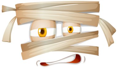 Mumya emojicon yüz ifadesi