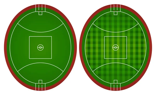 Austrália regras campos de futebol — Vetor de Stock