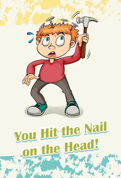Significado de Hit the nail on the head | Academia de Inglés en Tenerife