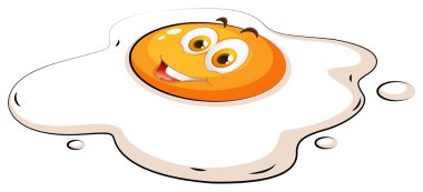 Haapy yüzünde yumurta sarısı