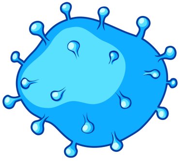 Beyaz mavi bakteri