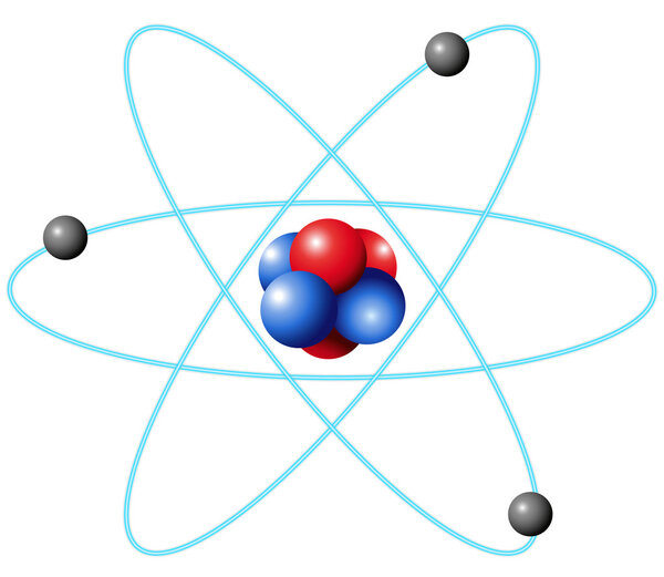 Атомная диаграмма в больших масштабах
