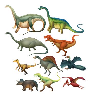 Dinozorlar farklı türü