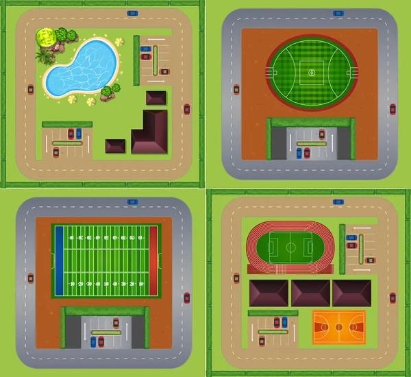 Sport fields and courts