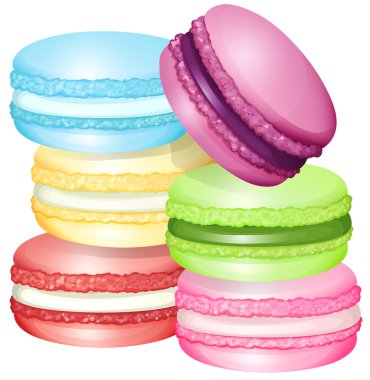 Macaron farklı tatlar