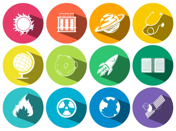 Science and technology icons — Stock Vector