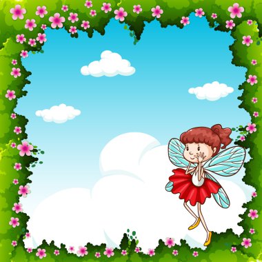 Sınır tasarlamak uçan peri ile