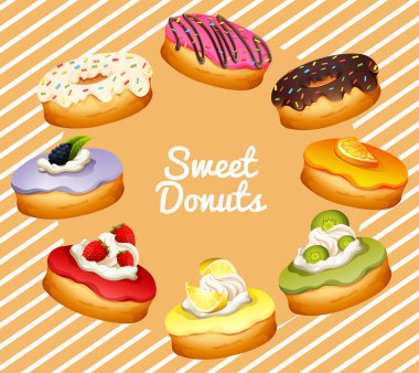 Donuts farklı lezzet