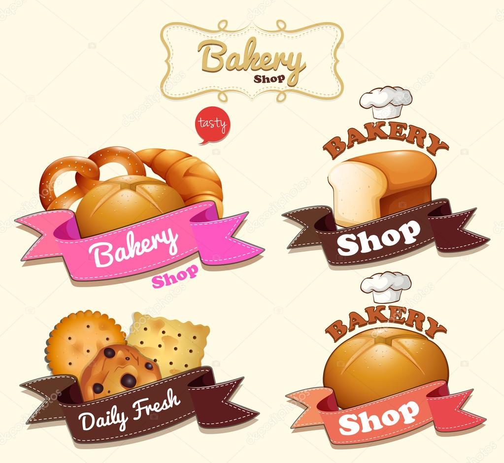 Bakery shop logo design