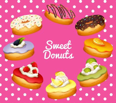 Donuts farklı lezzet