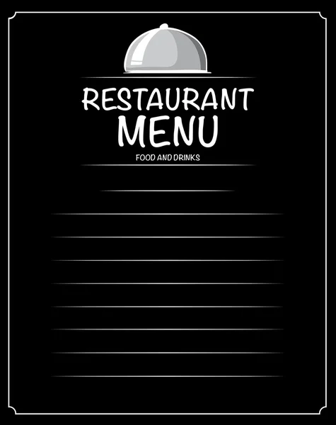 Paper design with restaurant menu — Stock Vector