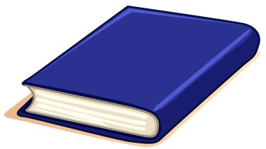 Mavi kapak ile kalın bir kitap