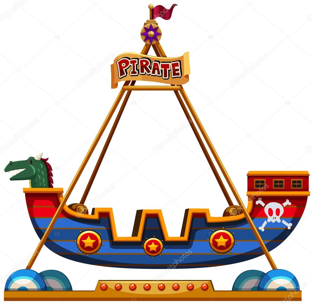 Viking ride in carnival