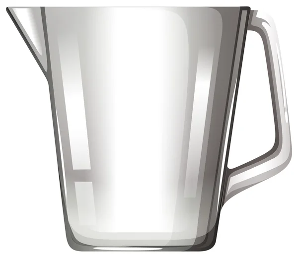 Vaso de precipitados con mango — Vector de stock