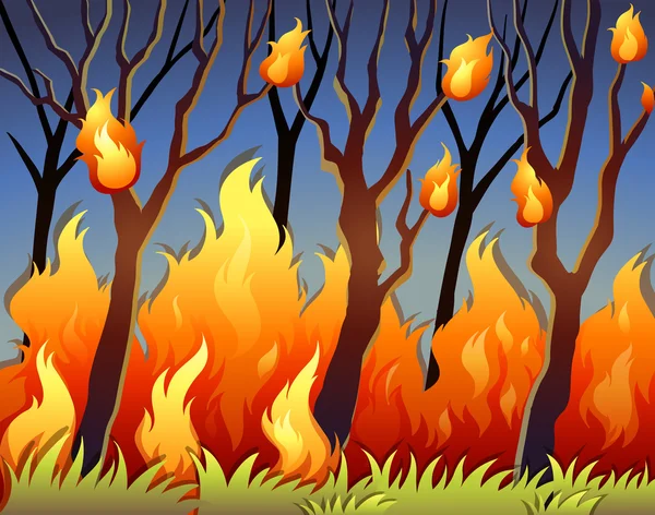 Incendio forestal imágenes de stock de arte vectorial | Depositphotos Incendio forestal imágenes de stock de arte vectorial | Depositphotos