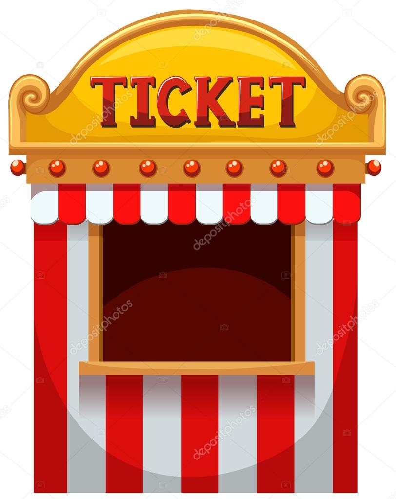 Ticket booth at the carnival