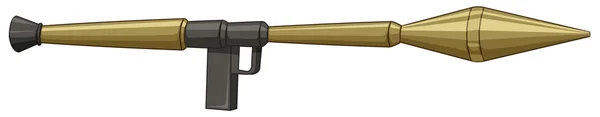 Bazooka simple en acier — Image vectorielle