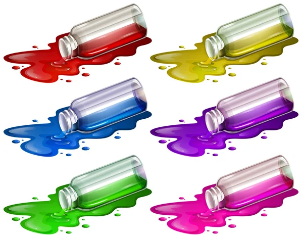 Cores diferentes de pinturas — Vetor de Stock