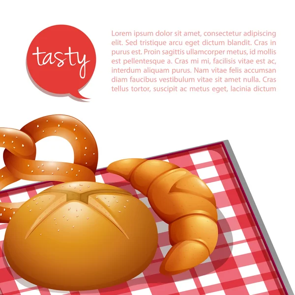 Metin ve ekmek fırın logosu — Stok Vektör © blueringmedia ...