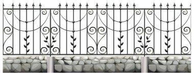 Sorunsuz metale çit tasarım