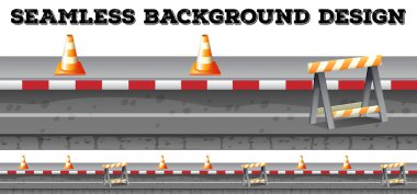 Yol boyunca kesintisiz İnşaat