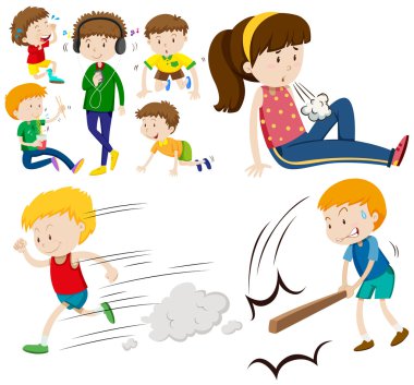 Erkek ve kız farklı etkinlikler yapıyor