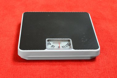 Retro style weighing machine clipart