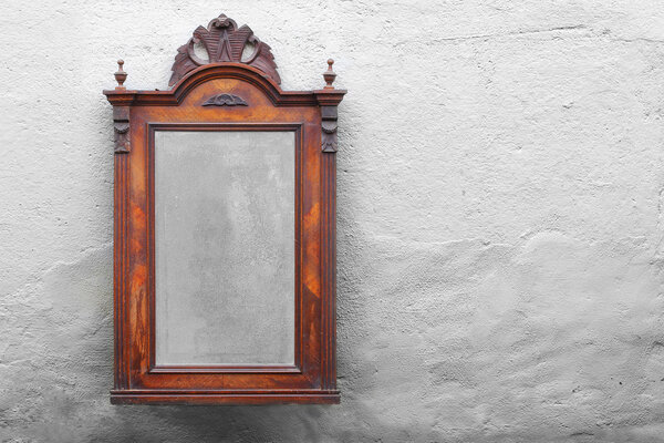 Vintage mirror on the wall