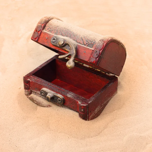 Empty treasure chest — Stock Photo, Image