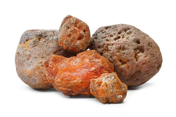 铁矿石-磁铁矿和赤铁矿 — 图库照片