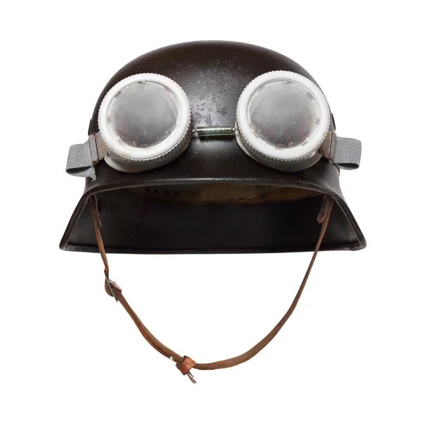 Casque rétro avec lunettes — Photo