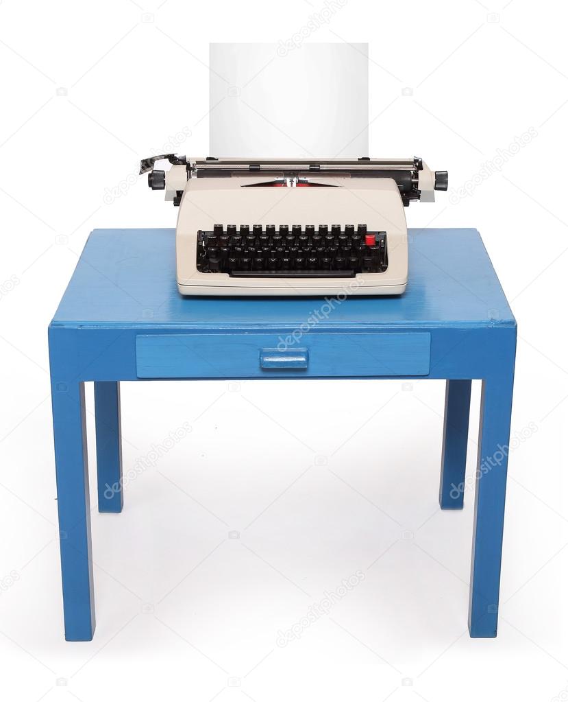 Retro style picture of old typewriter