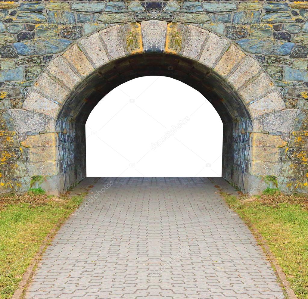 Ancient gate with space for your text