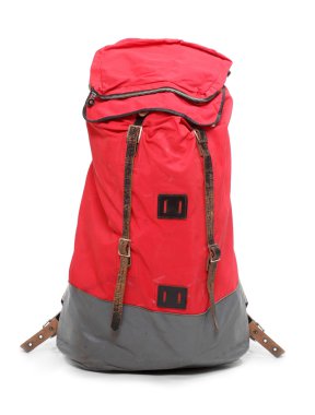 Kırmızı seyahat çantası