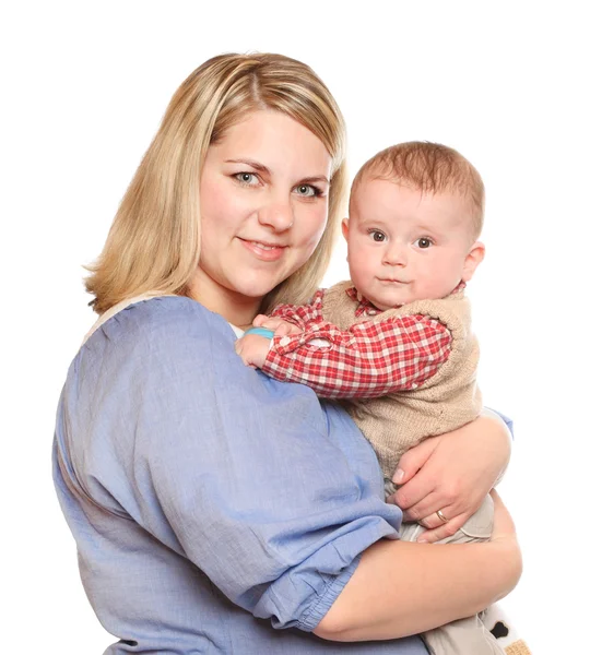 Joven madre e hijo . — Foto de Stock