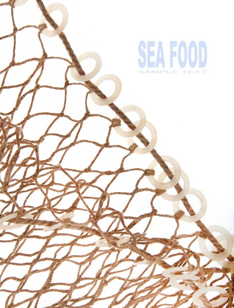 Fishing net with space for your text — Stock Photo, Image