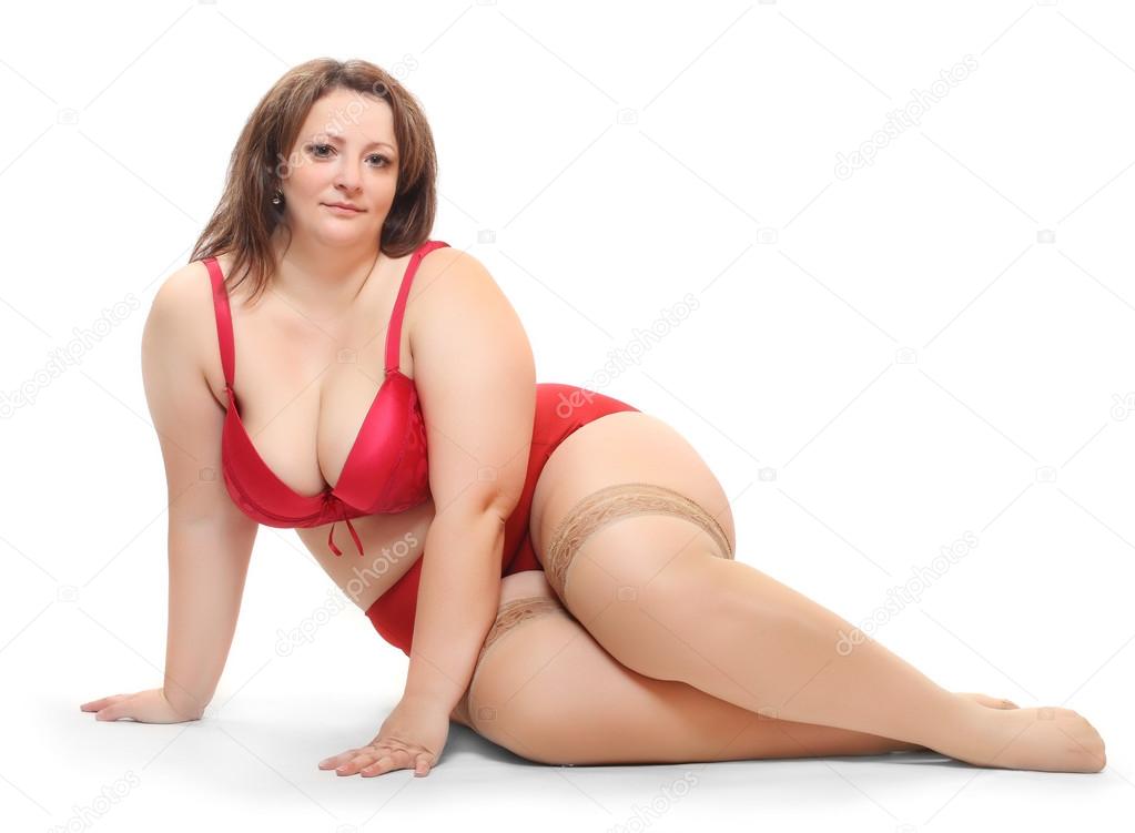 Mujer gorda de stock, imágenes de Mujer gorda provocativa sin royalties | Depositphotos