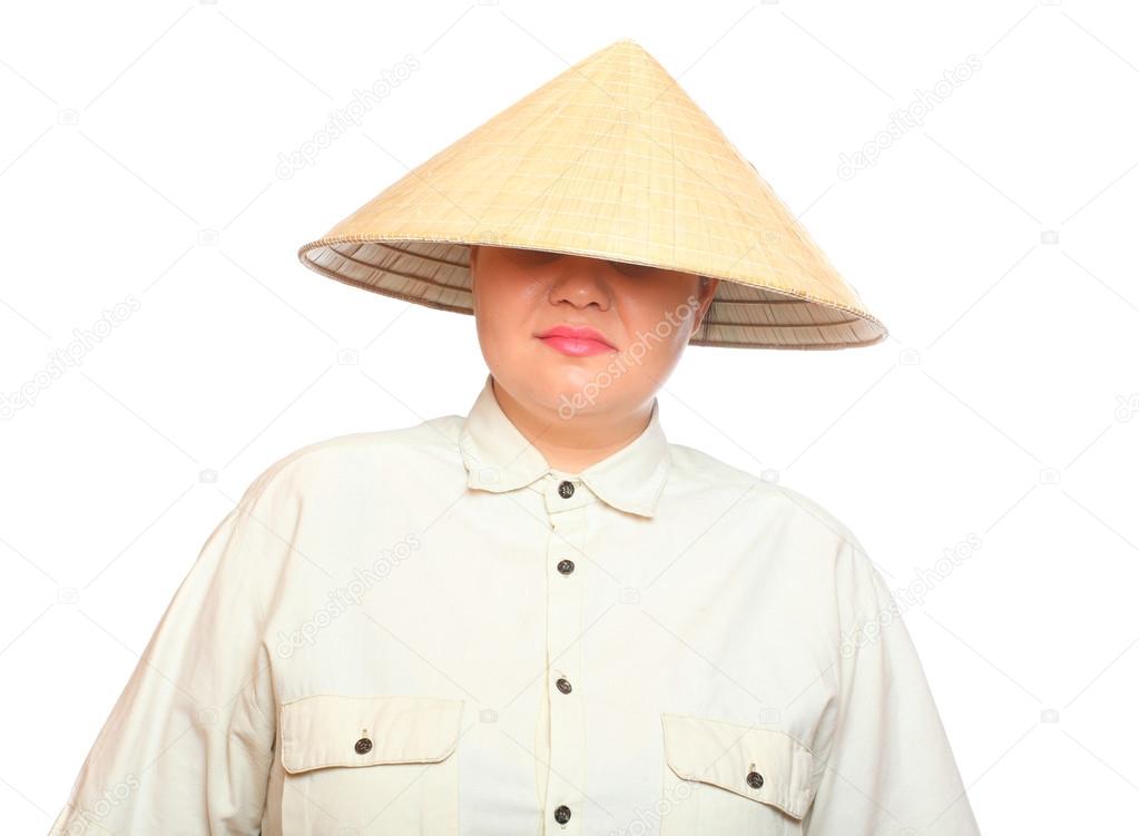 woman in Chinese Hat