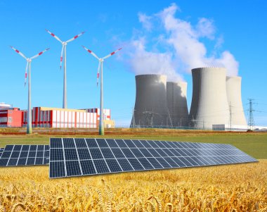 Farklı enerji kaynakları ile Sanayi Peyzaj