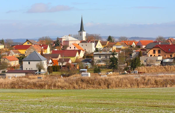 El pueblo de Litice, distrito suburbano de una ciudad de Pilsen —  Fotos de Stock