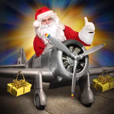Noel Baba kargo uçağı ile