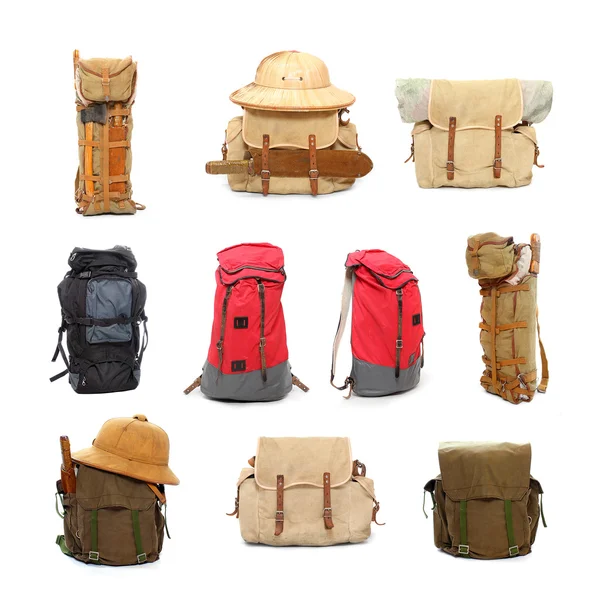Bolsas de viaje y mochilas — Foto de Stock