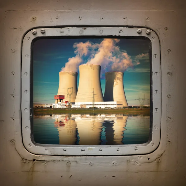 Centrala nucleară — Fotografie, imagine de stoc