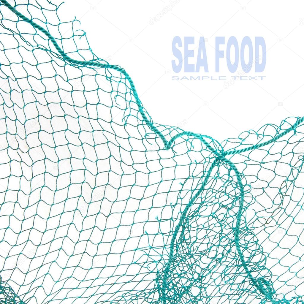 Fishing net with space for your text